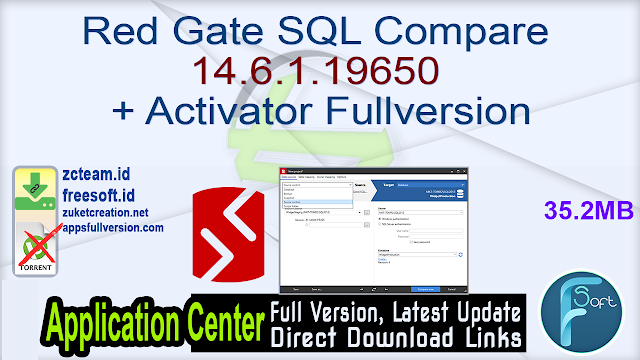 Red Gate SQL Compare 14.6.1.19650 + Activator Fullversion