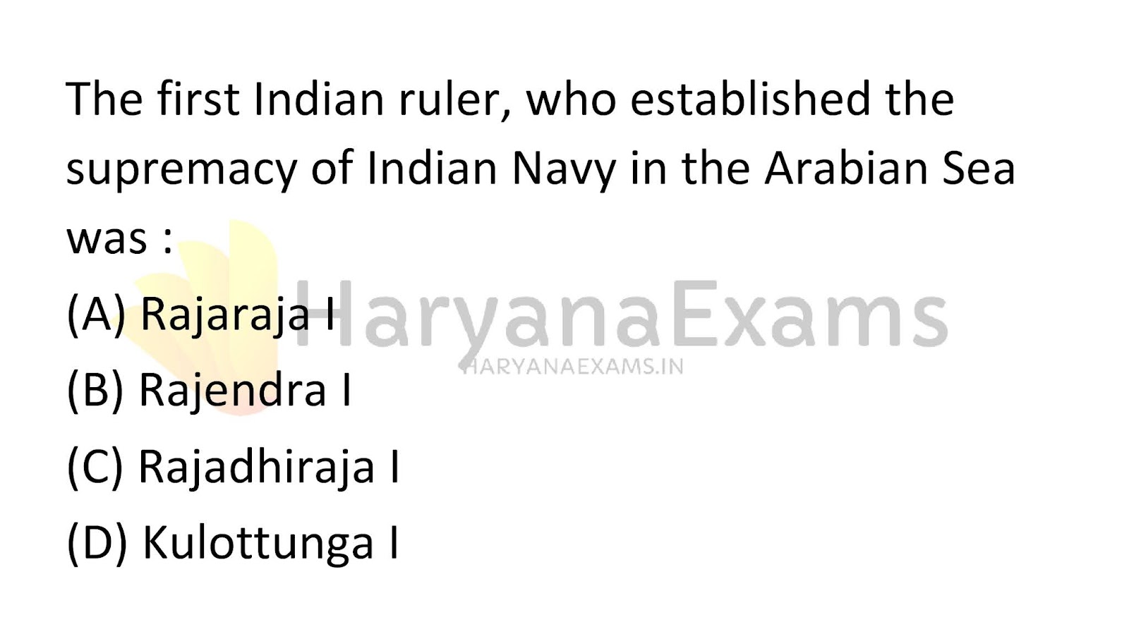 The first Indian ruler, who established the supremacy of the Indian