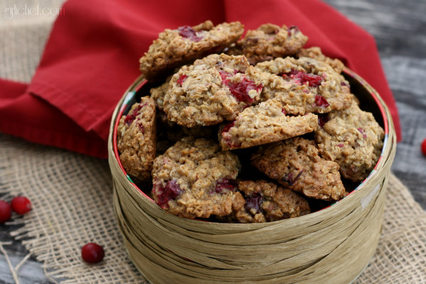 Cranberry Maple Oatmeal Cookies