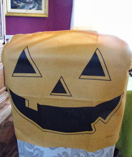 dollar tree halloween chair covers
