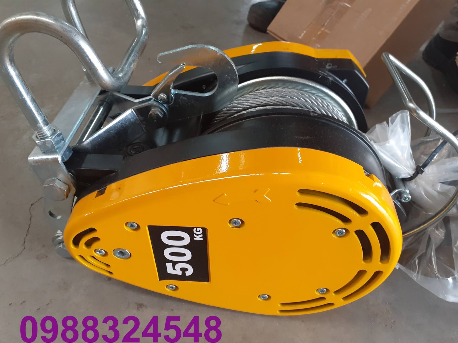 Tời cáp điện Duke DU-500A, tải trọng: 500kg