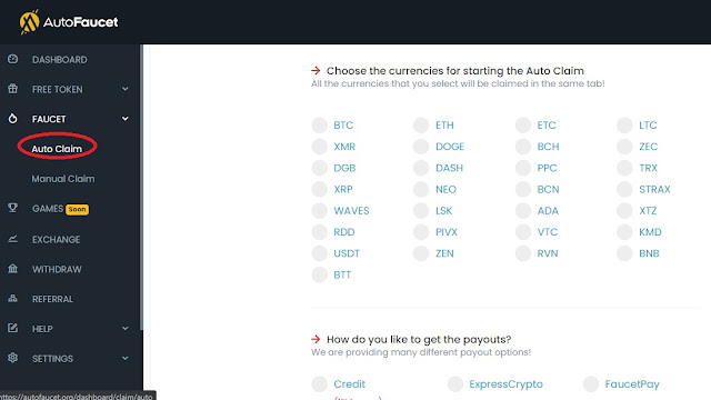 Auto claim token