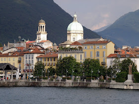 Verbania is a large town on the shore of Lake Maggiore