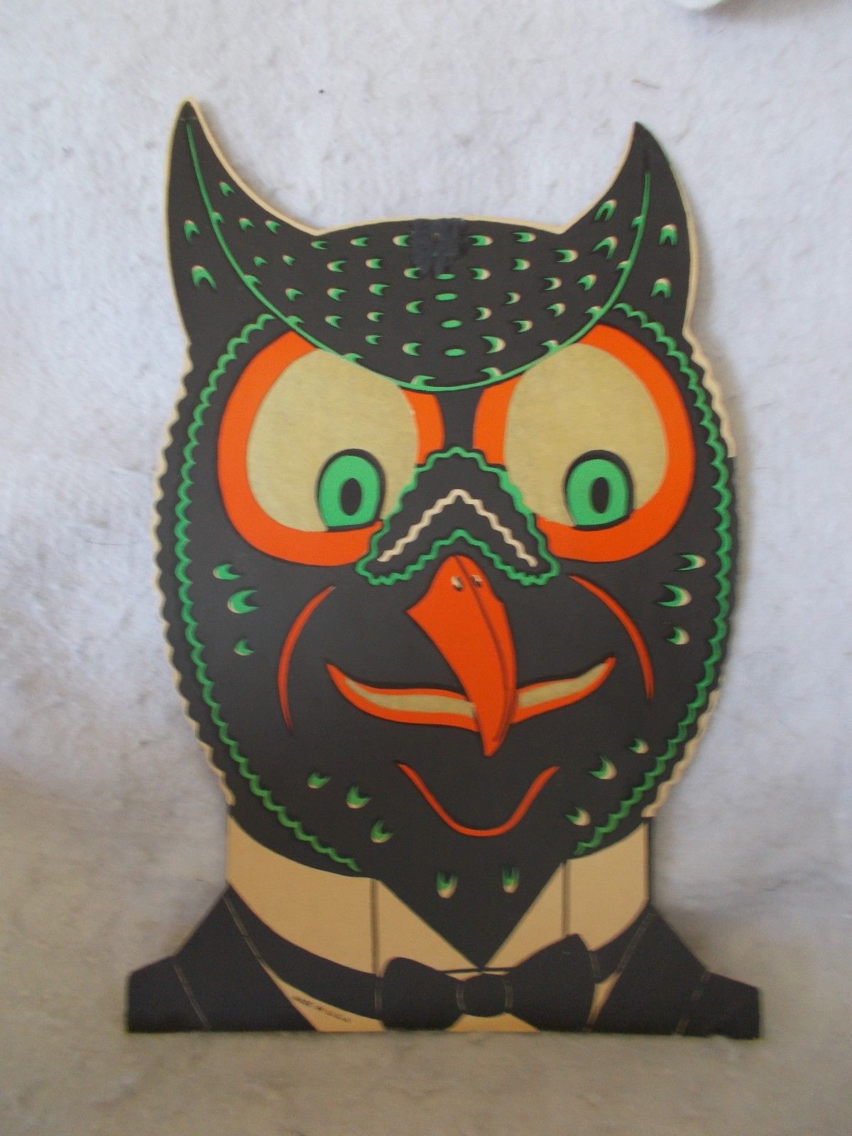 Vintage Halloween Collector Vintage Halloween Beistle Owl Transparency