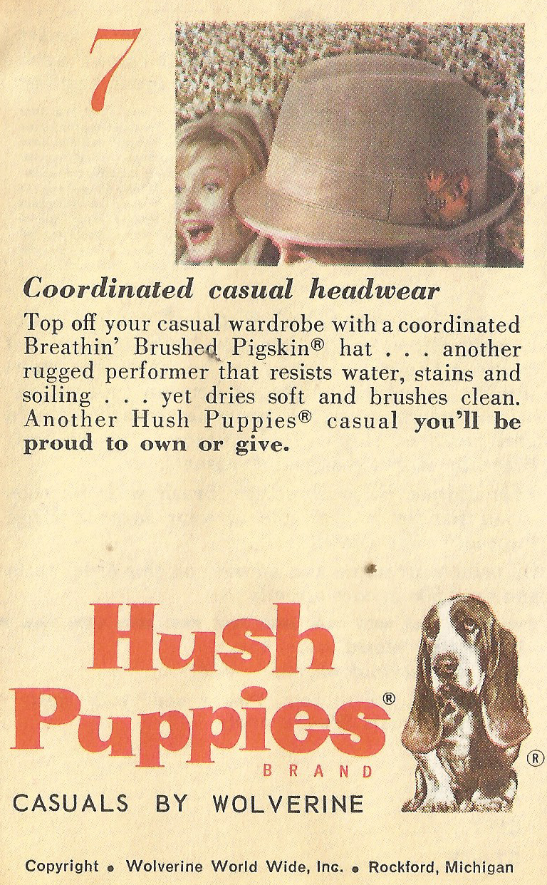 Advertising Addict: 1960s Hush Puppies by Wolverine Mini Booklet