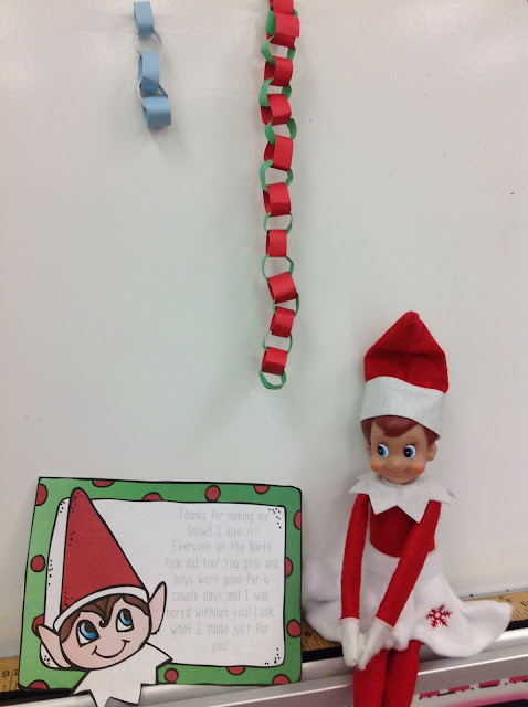 Kindergarten Smiles: Look Who's Here!! The Elf on the Shelf!