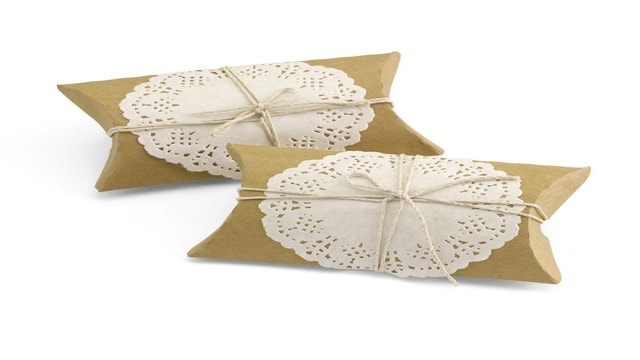 pillow favor boxes