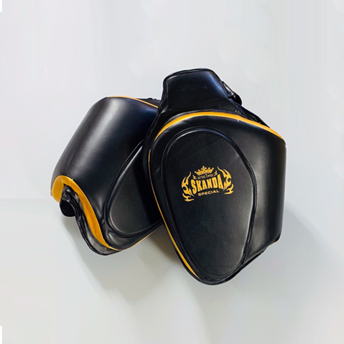 How to hold low kick pads low kick drills girls with Skanda Low Kick