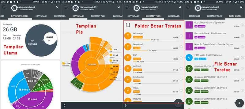 cara membersikan memori yang penuh