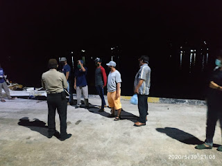 Tim Covid-19 Lakukan Pengecekan Ke 7 Orang dari Tanjung Pinang Didermaga Penuba