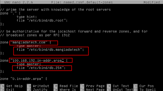 konfigurasi bind9 dns untuk mail server di debian