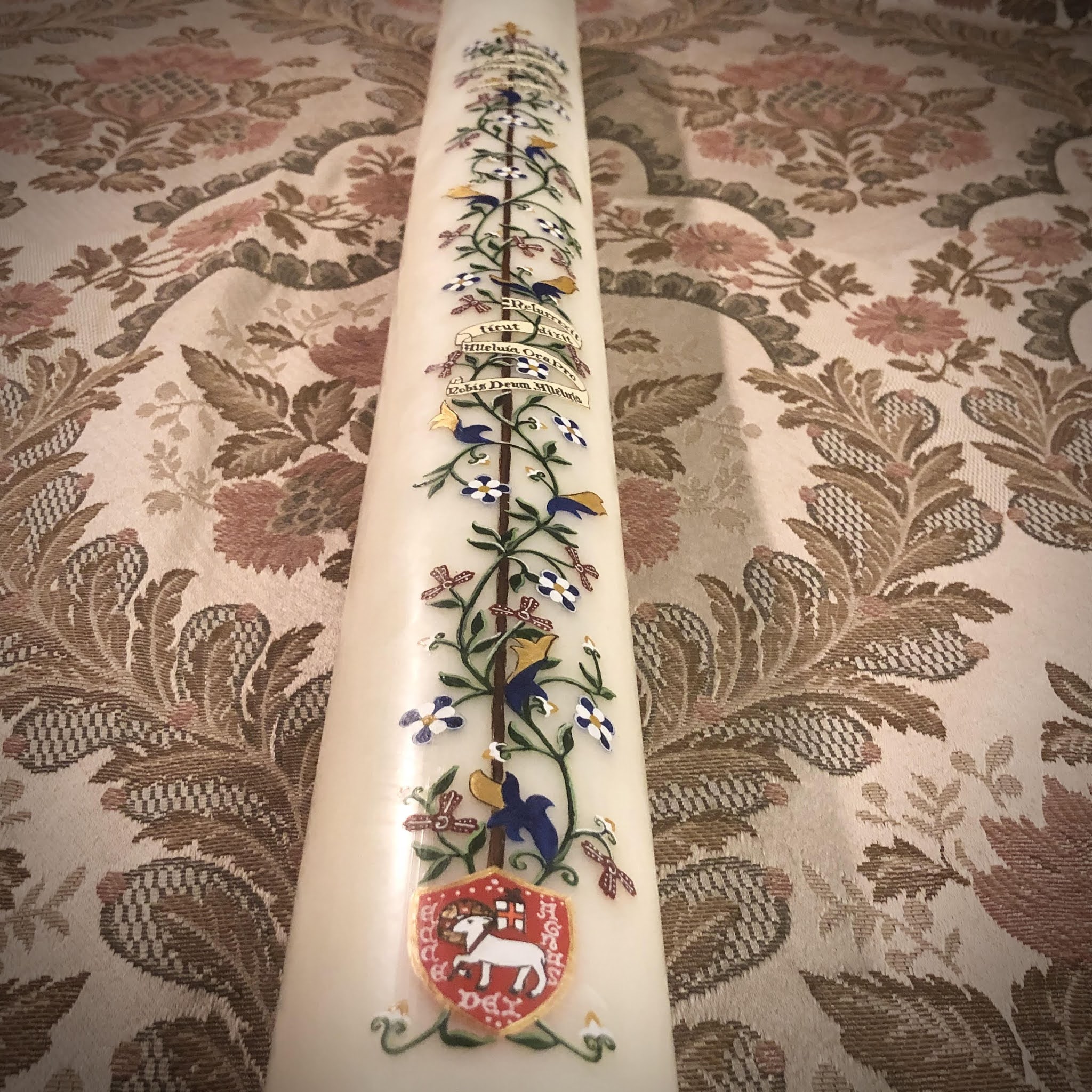 New Liturgical Movement Handpainted Paschal Candles Available for