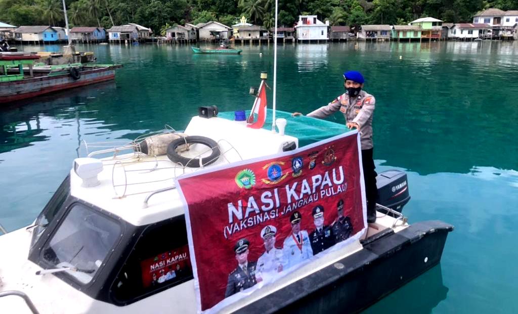 Percepatan Vaksinasi Covid-19, Polairud Polres Anambas Gelar Nasi Kapau Percepatan Vaksinasi Covid-19, Polairud Polres Anambas Gelar Nasi Kapau
