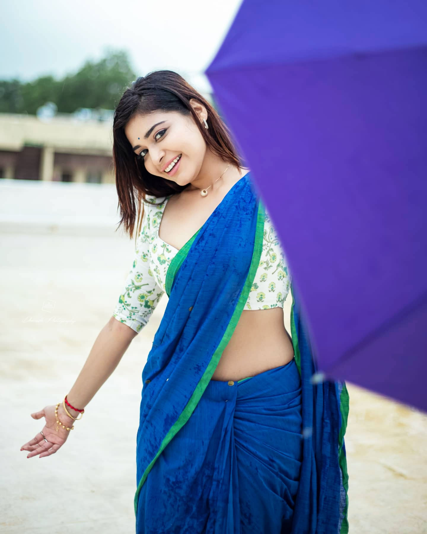 Dharsha Gupta Hot Stills In Saree Dharsha-Gupta-4