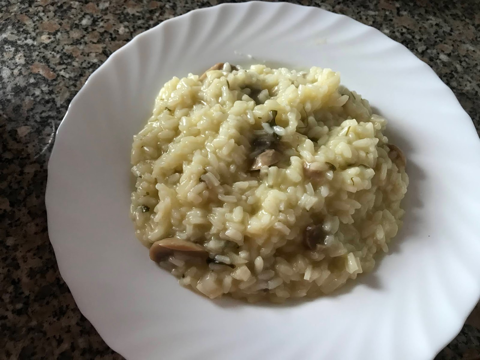 Risotto de cogumelos Tacho Limpo
