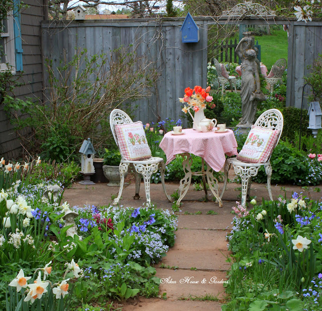 Aiken House & Gardens Tea in Martha's Garden