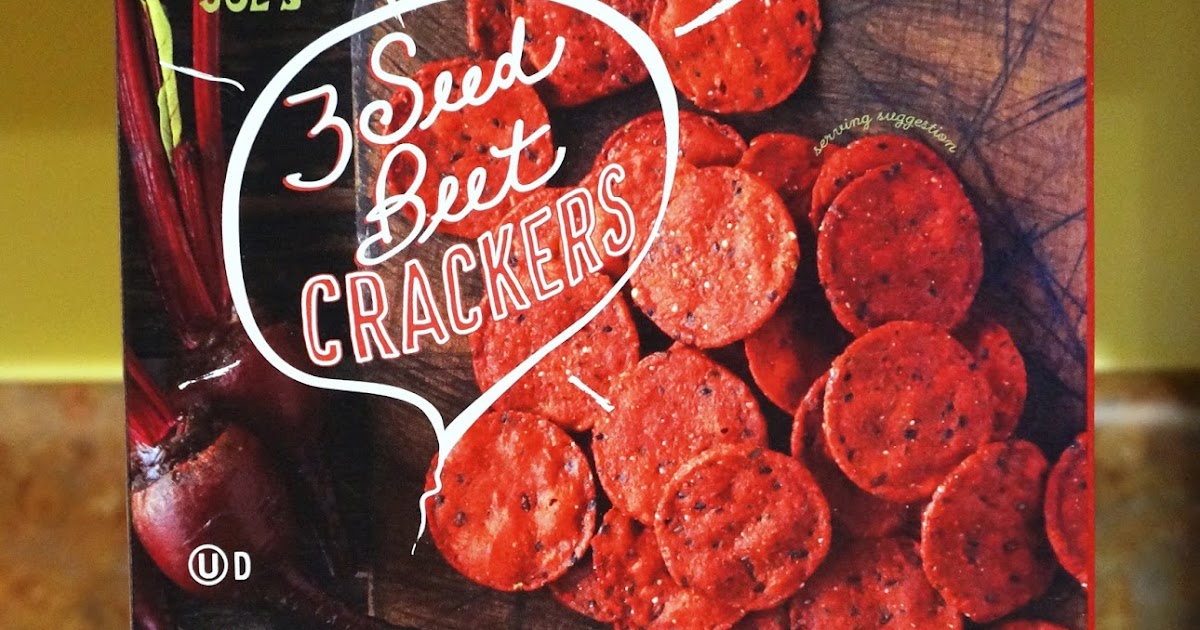 Exploring Trader Joe's Trader Joe's 3 Seed Beet Crackers