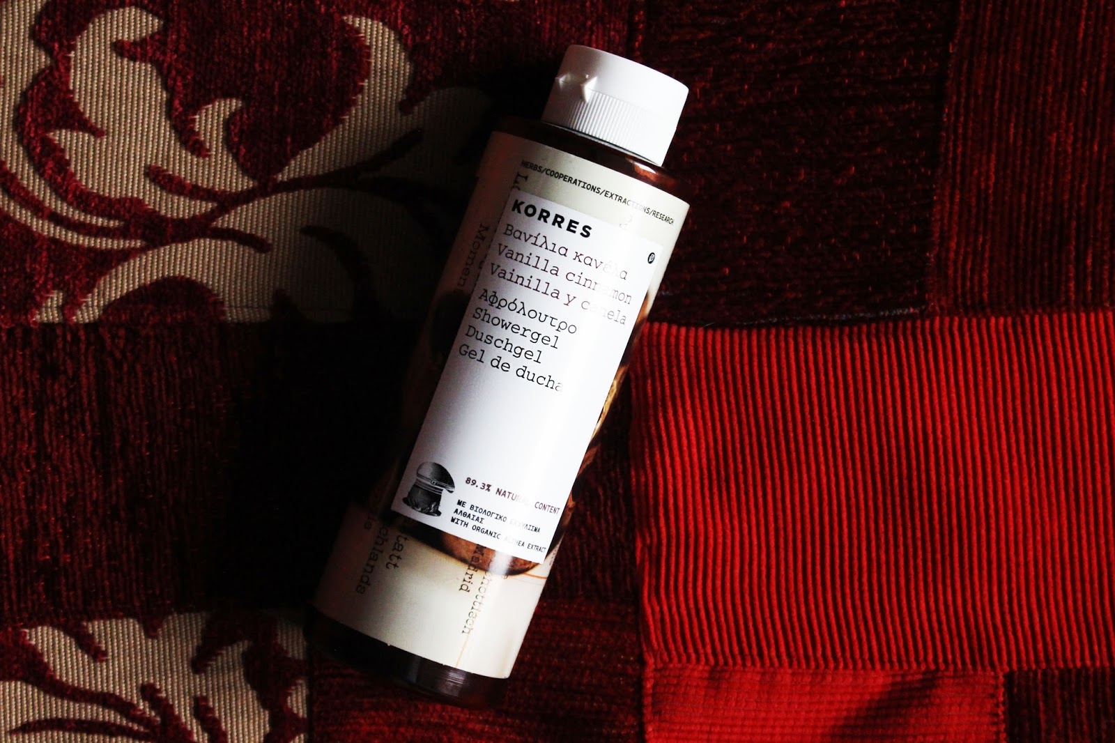 Miss CocoBlue Korres Vanilla Cinnamon Shower Gel