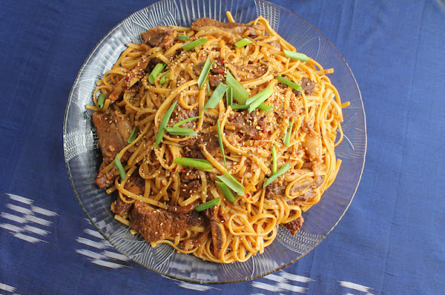 Food Lust People Love: Flavorful and more-ish, these Korean-style Short Rib Noodles are delicious the first day and even better as leftovers. If you are so fortunate!