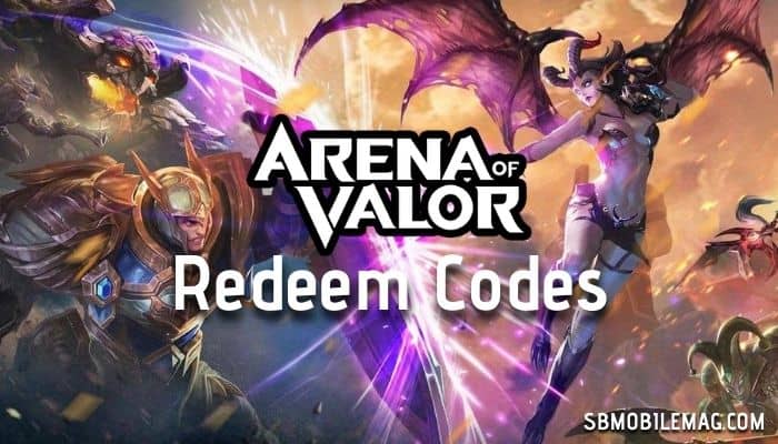 Free Arena Of Valor Redeem Codes 2021 June Sb Mobile Mag