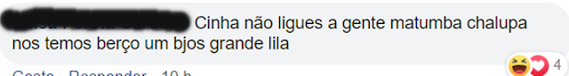 Cinha Jardim não pede desculpa. Atos xenófobos.