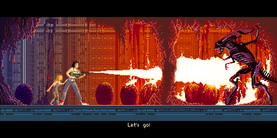 Aliens: El Regreso - Pixel Art Aliens: El Regreso - Pixel Art