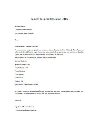 Employee Relocation Letter Template ~ Resume Letter