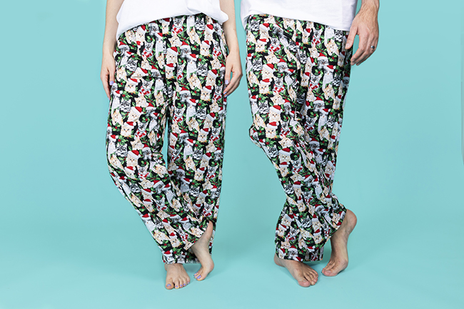 Joe pyjama bottoms menswear sewing pattern - Tilly and the Buttons