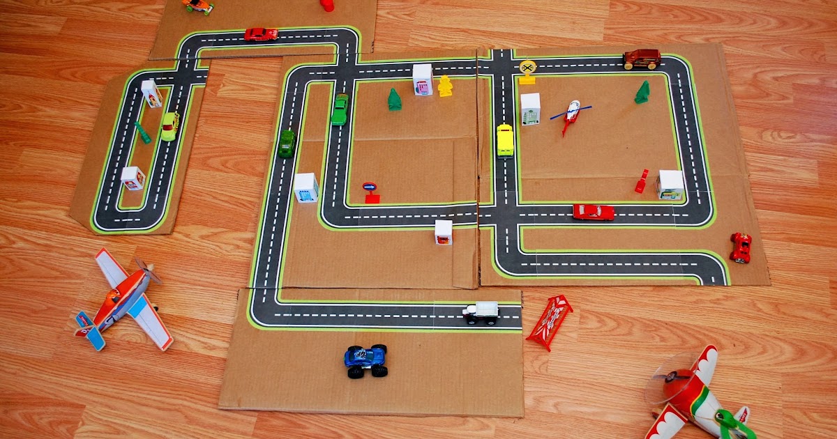 Printable Roads for Kids' Toy Cars | So Here's My Life...