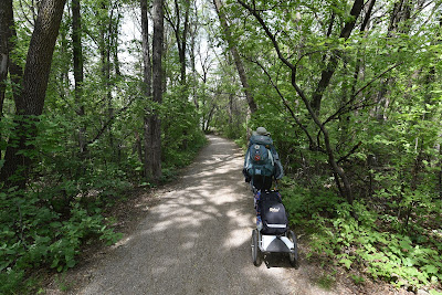 Sonya Richmond on Sentier Cloutier Trail Winnipeg.