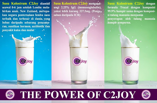 Kelebihan Susu c2joy Untuk Kesihatan | c2joy Susu Kolostrum Testimoni