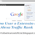 Como Usar a Extensão do Alexa Traffic Rank