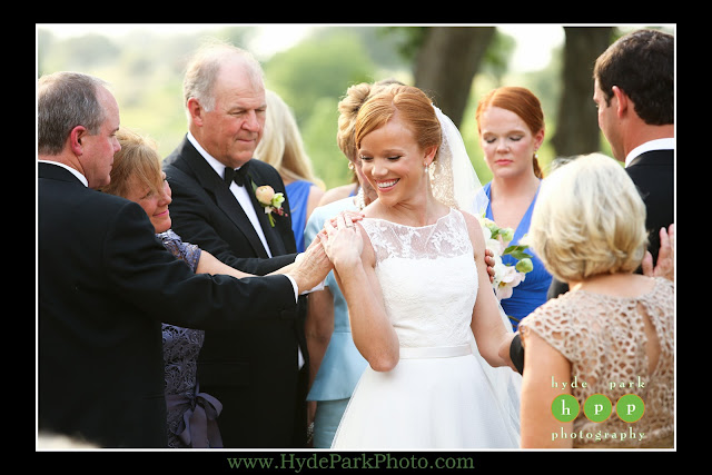 Family prayer at Escondido Golf Club wedding by The Fairy Godmothers Weddings & Events