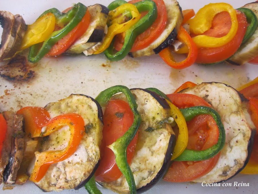 Verduras asadas al horno