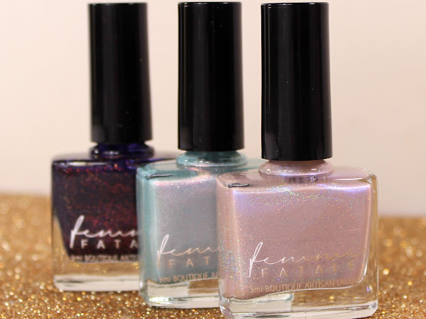 Femme Fatale - Horae Awaits, Upon Seafoam and Hypernova Nail Polish Swatches & Review