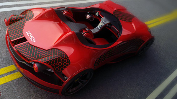 Elektrikli Kırmızı Ferrari 8 rooteto+(4)