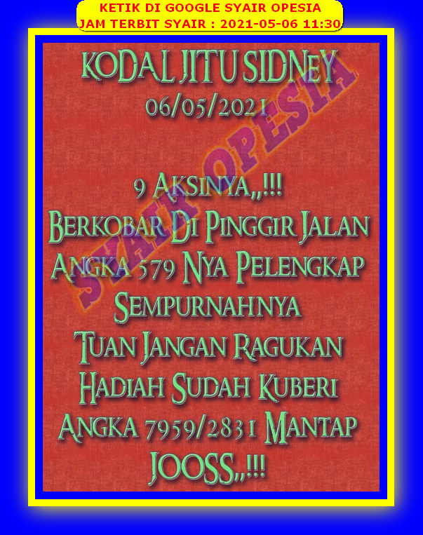 gambar togel sydney