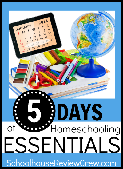 http://schoolhousereviewcrew.com/5-days-of-homeschooling-essentials-blog-hop/