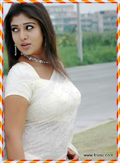 nayanthara white saree images hd