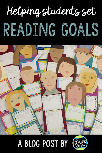 A pin for setting reading goals blog post