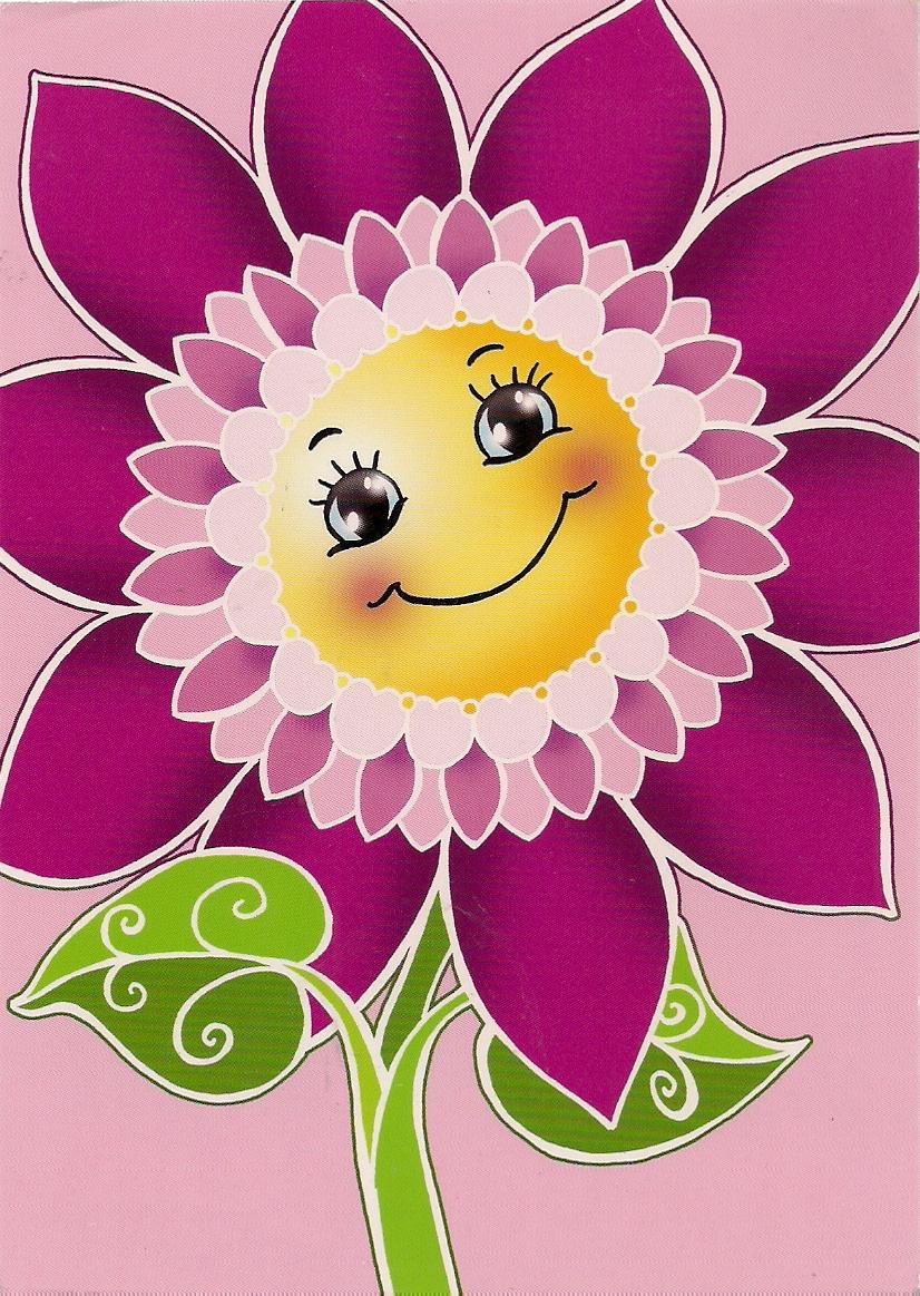 postcards2lufra A Smiley Flower