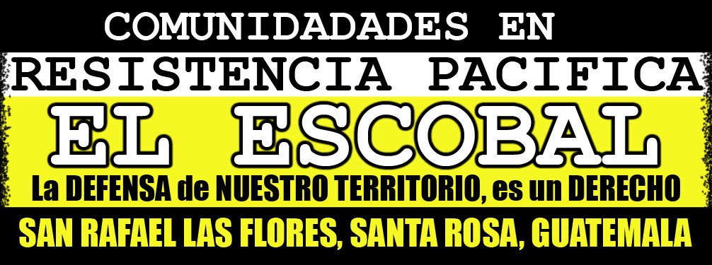 Resistencia PACIFICA "El Escobal",  San Rafael las Flores, Santa Rosa.