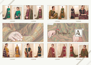 Alok Suits Manjula Pashmina Collection 2019 Latest 