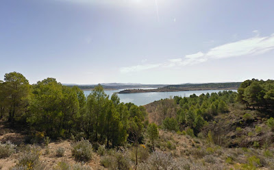 Buendía desde la carretera que lo bordea
