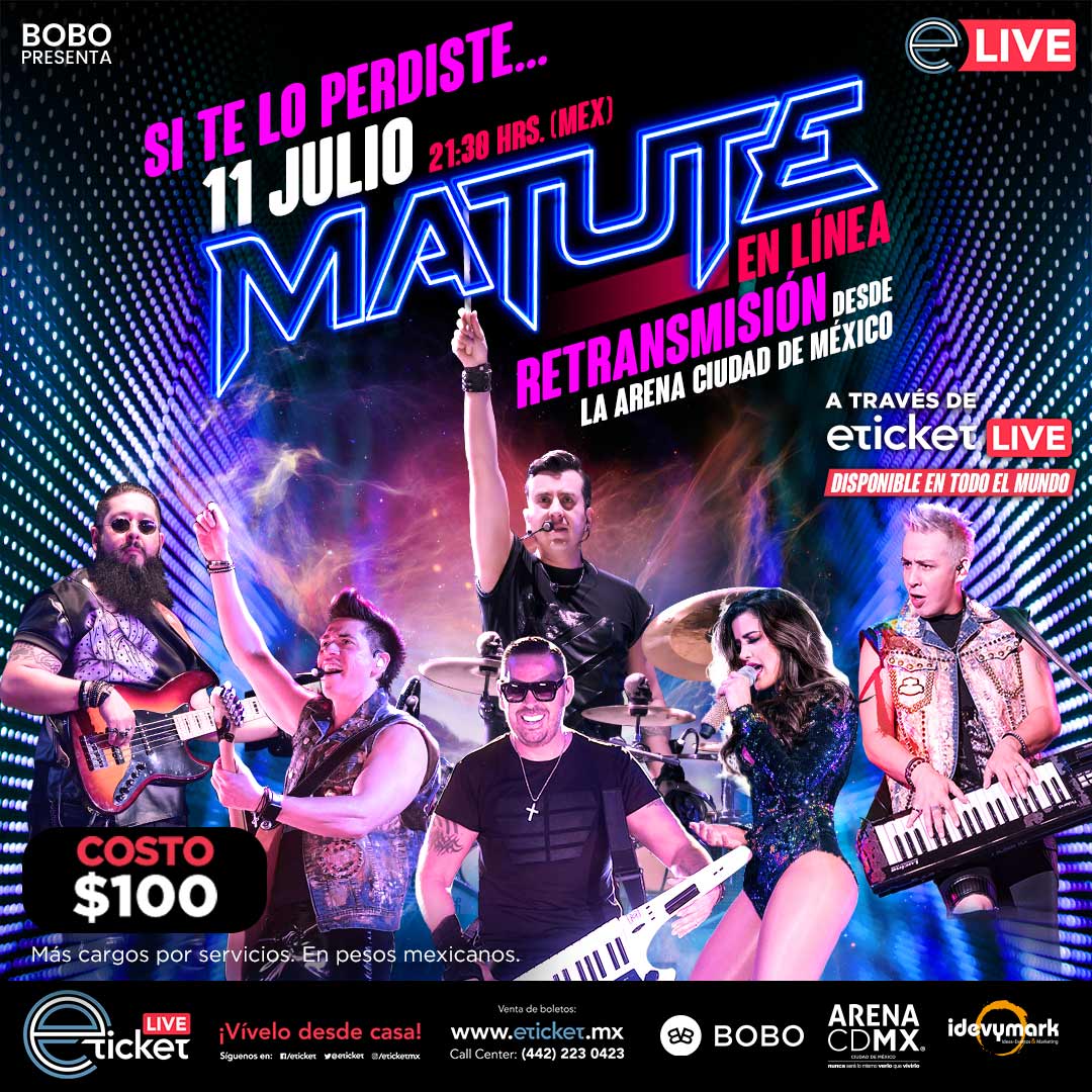 EnPOPados Matute retransmitirá el concierto virtual que hace unos días