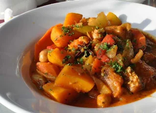 African cocoyam vegetable soup