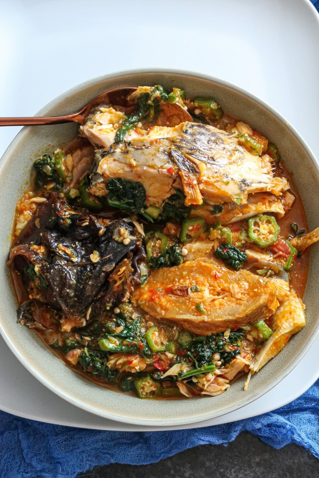 FoodAce Easy Seafood Okra Soup