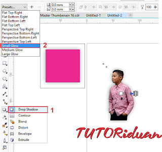 Cara Membuat Efek Bayangan Halftone dengan CorelDRAW - TUTORiduan.com