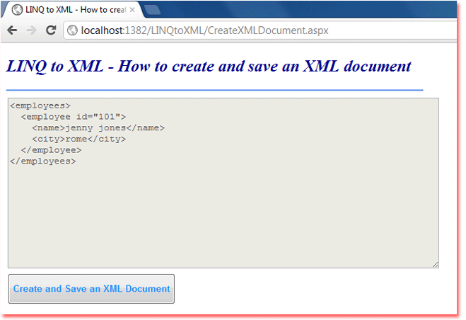 Learn With Vamshi LINQ To XML