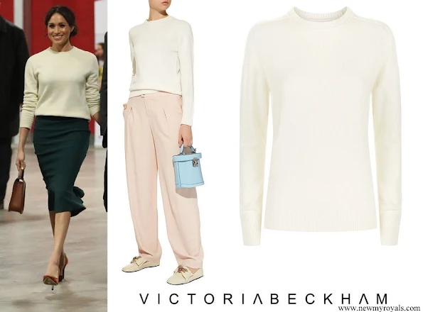 Meghan Markle wore Victoria Beckham Cashmere Sweater